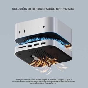 Soporte y Hub Satechi para Mac mini M4